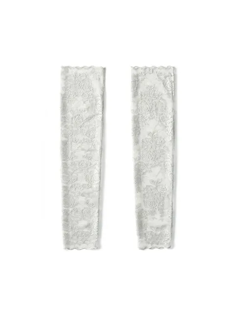 FLORAL LEG WARMER (GRAY)
