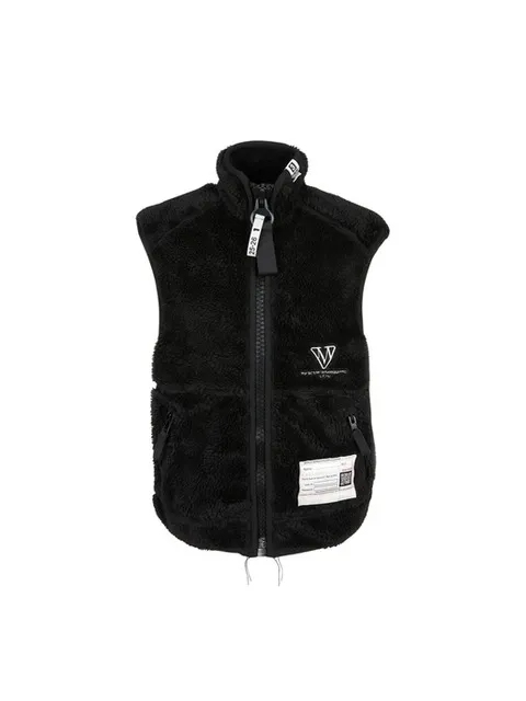 MAISON MIHARA YASUHIRO 메종미하라야스히로 남성 플리스 조끼 A15VT602 BLACK