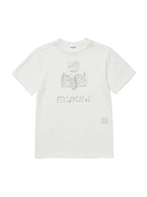 이자벨마랑 TS0001FB A1N10E 20WH ZEWEL 즈웰 리넨 여성 반팔티