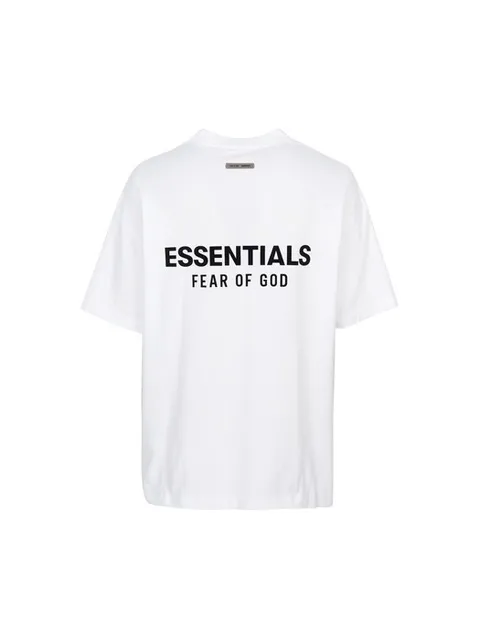 FEAR OF GOD 피어오브갓 에센셜 남성 반팔티셔츠 125AS254173F BRIGHT WHITE