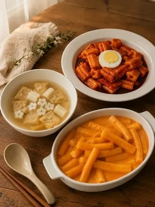 (택 1) 미미네 진짜 치즈떡볶이 4봉 / 부산 쌀 떡볶이&물떡 어묵탕 4봉