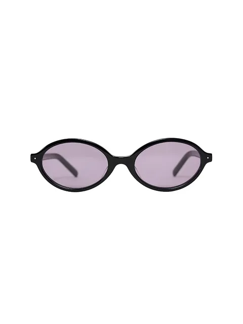 MATIN NARROW ROUND SUNGLASSES IN PURPLE