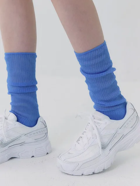 리브드 롱 양말 7colors