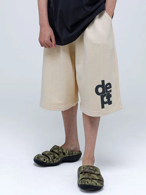 로고 스웨트 팬츠 Ivory