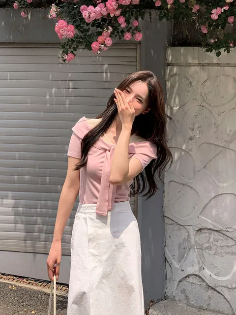 Nuve Scarf Off Pink Knit