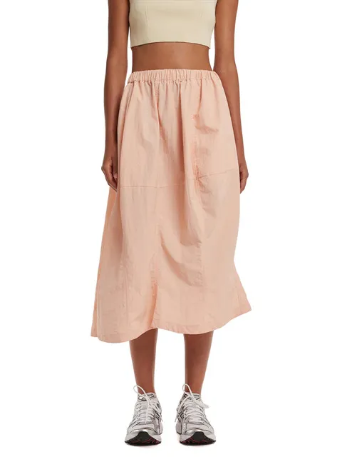 Asymmetric Skirt_Pink