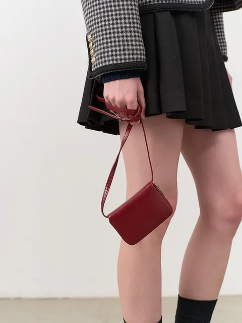 ESSENTIAL MINI CARD BAG BURGUNDY_UDBA4E210R2