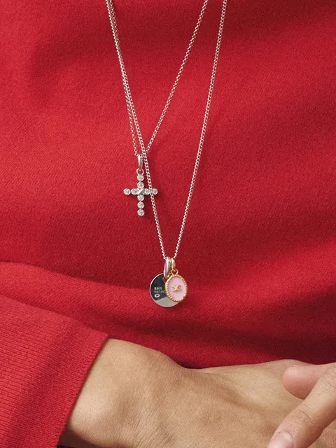 Pink Oval Charm
