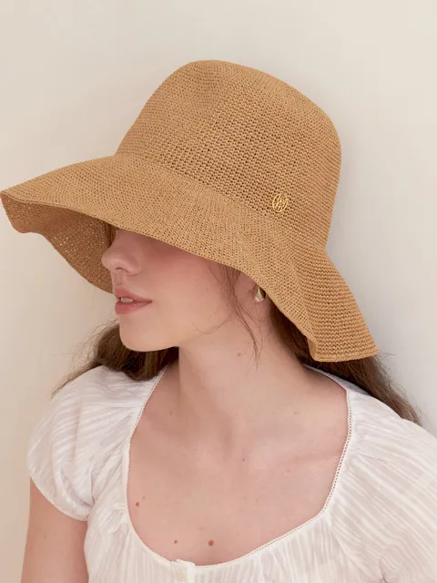 natural fine bucket hat (C066_beige)