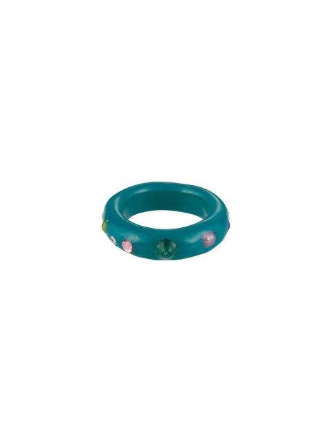 azura ring-teal blue