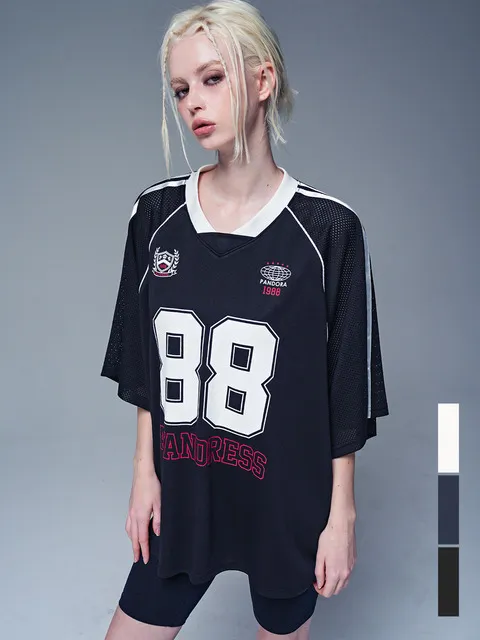 88 메쉬 풋볼 져지 티셔츠_3Colors