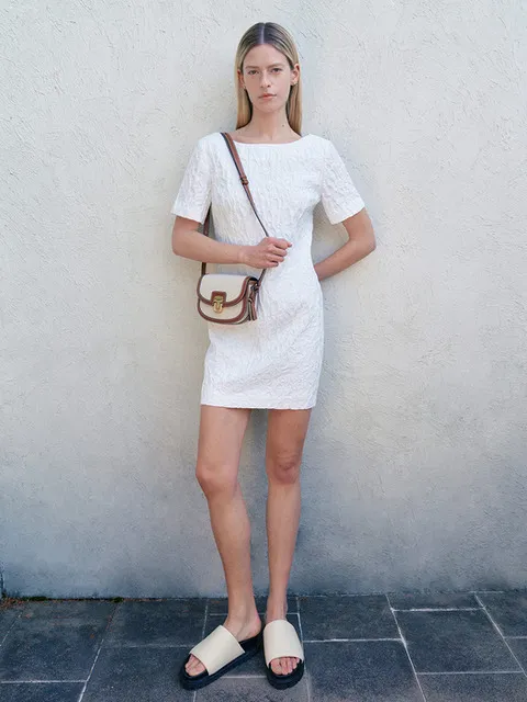 Half-sleeve Mini Dress KW4MO2580_01