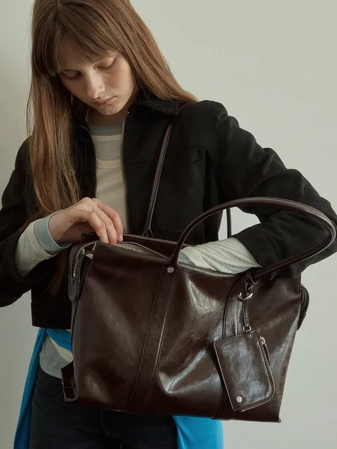 Times Shopper Bag_Choco