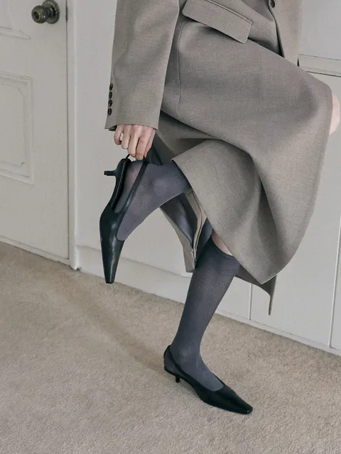 SOIL Square Slingbacks (3color)
