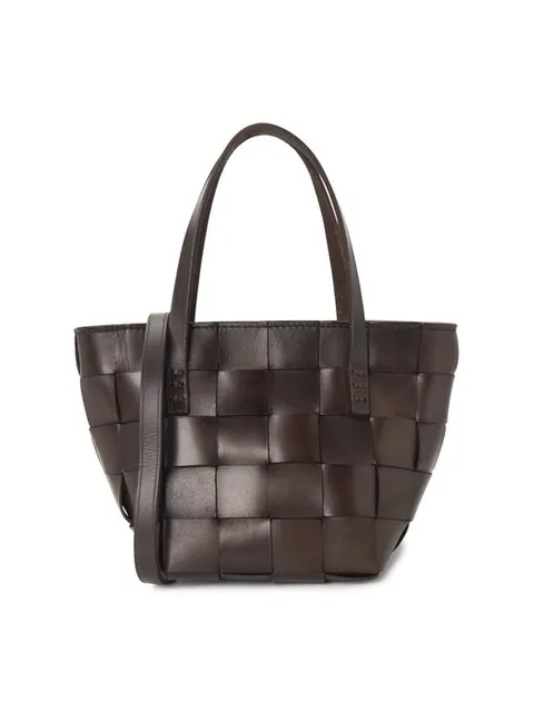DRAGON DIFFUSION 드래곤디퓨전 공식수입 재팬 미니 여성 토트백 8105 DK BROWN
