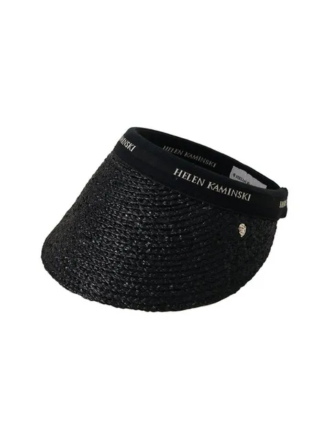 헬렌카민스키 26SS 여성 비앙카 12 바이저햇 챠콜블랙로고 HAT52493 CHARCOALBLACKLOGO