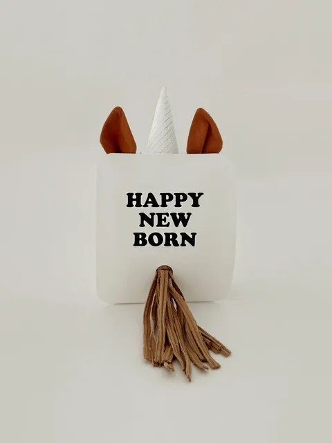 해피뉴본 말띠 세트(긴팔/반팔) - Happy newborn horse set