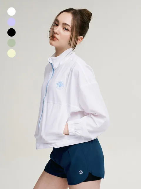 쿨터치 에어라이트 크롭 루즈핏 (워터 스포츠) 여성 집업 래쉬가드 (5컬러)