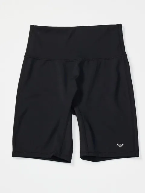 록시 하이라이즈 에프터눈 서핑 워터 레깅스 쇼츠 (RF21RT085BLK)