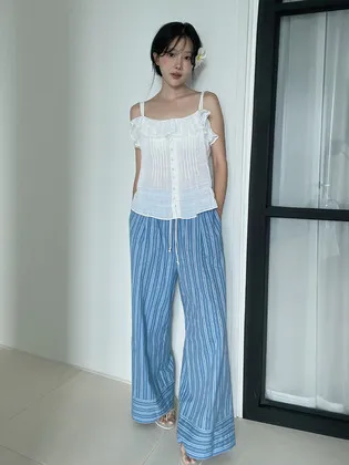 [모찌언니 PICK] MONACO BANDING PANTS_BLUE