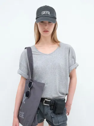 26HS DEW U-NECK T-SHIRT (4COLOR)