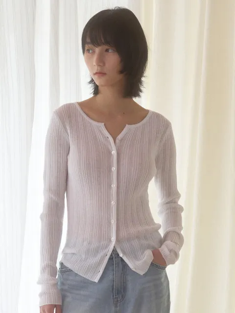 ROZ SLIM CARDIGAN_4COLORS