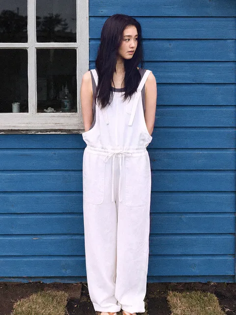MOCO LINEN JUMPSUIT_IVORY