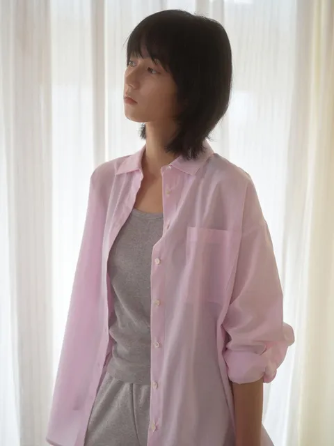 MOOR SUMMER SHIRT_PINK STRIPE