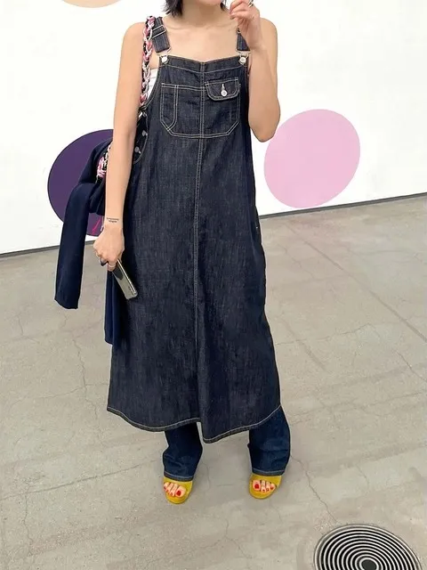 Non Pade Suspender Denim OPS
