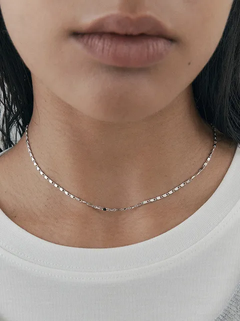 Flatly chain necklace.nbs011