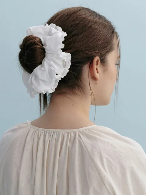 RILIA RUFFLE SCRUNCHIE_2COLORS