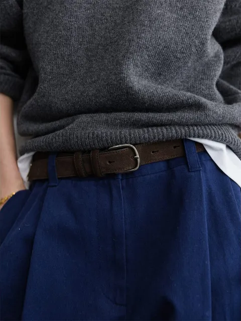 Aperture Suade Belt Brown (TA628ZA02D)