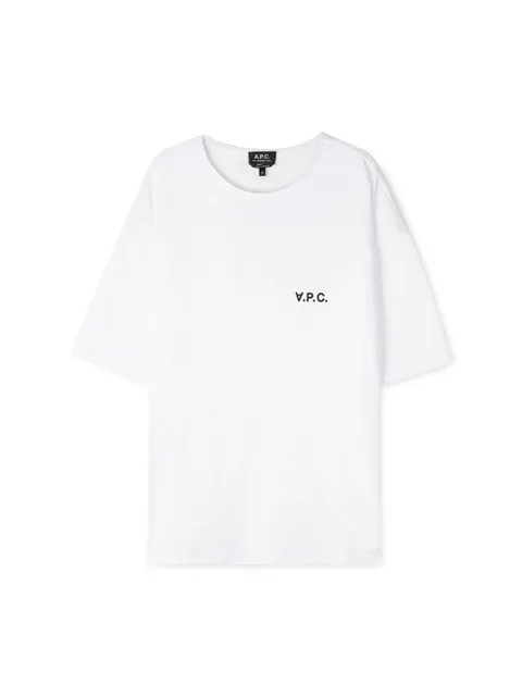 아페쎄 남성 제레미 VPC 로고 화이트 반팔티 COFDW H26194 AAB