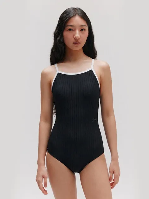 여성 투웨이 원피스수영복 블랙 RN-LS2G517-BK