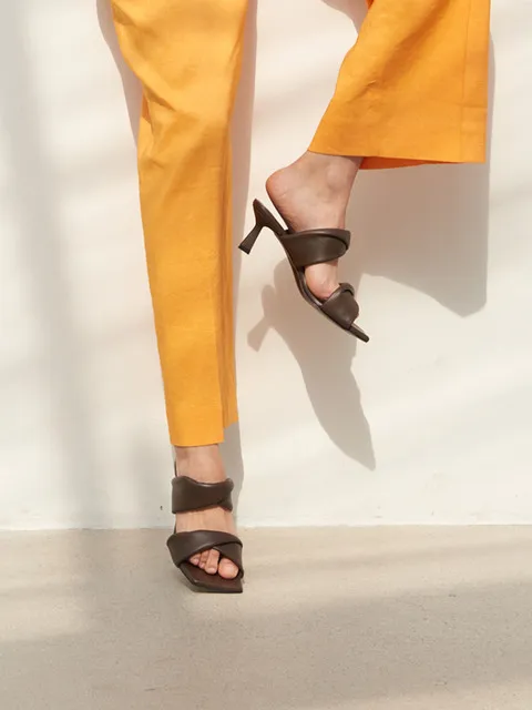 Sarah Sandals Leather Brown