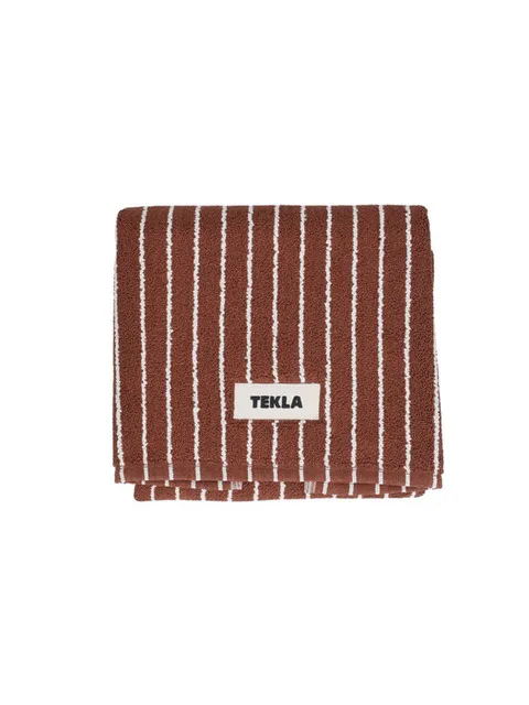 테클라 BMT-425(70x50cm) (Bath Mat) 매트 테리 러스트 스트라이프 수건