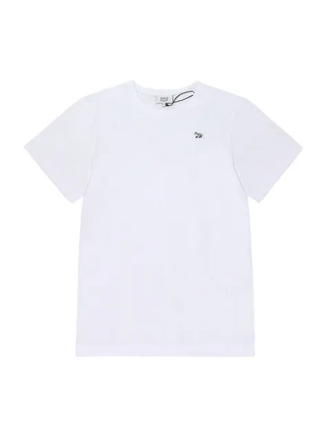 메종키츠네 OW00130KJ0008 P100 베이비 폭스 패치 여성 반팔티