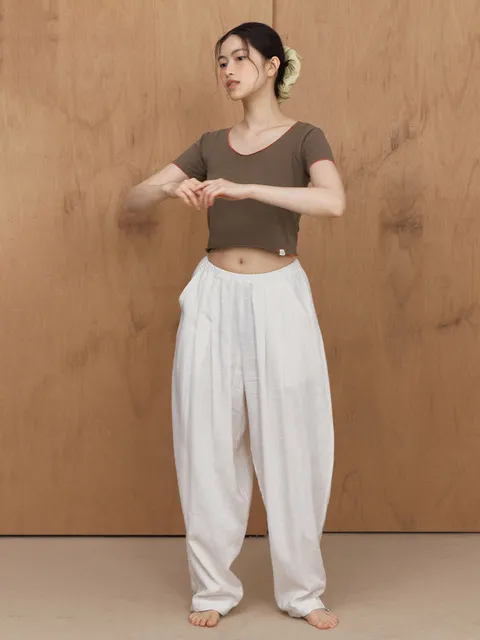 Flutter Band Pants (Ivory)