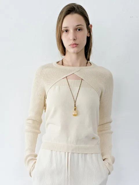 Summer Elise Twin Knit Top_2colors