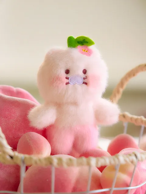 복슝복슝 키링인형 핑크_춘식이