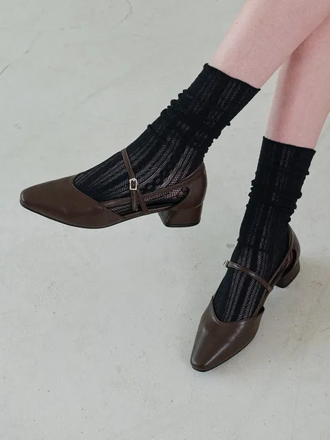 19B502 Mary Jane Pumps - 3 Colors