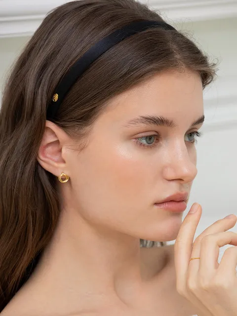satin logo hairband 13mm (6colors)