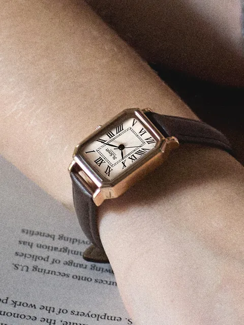 Brenta Rose Leather Womens Watch_Brown.ST5088