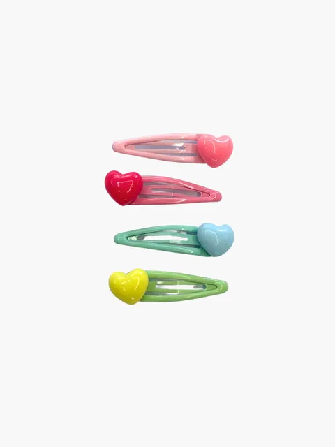 캔디 하트 똑딱핀 세트(2color)