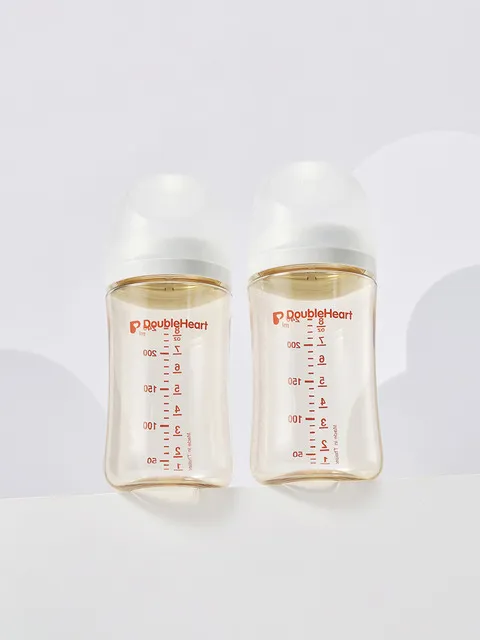 3세대 제뉴인화이트 240ml 트윈팩(젖병2개/노꼭지)