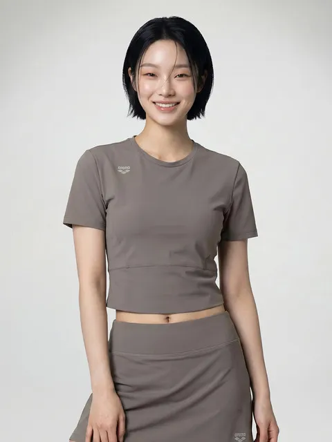 솔라랩 여성 숏슬리브 래쉬가드 A6BL1QR11MCA
