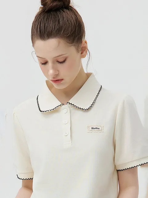 Lace Trim Collar T-Shirt_IVORY (QW0GTTY20161)