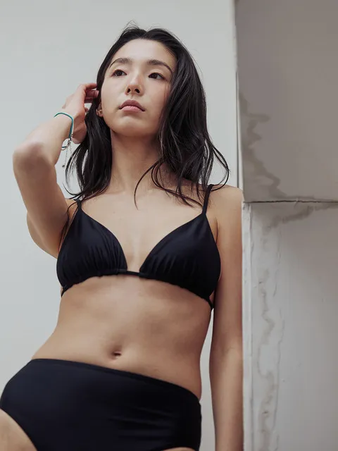 Black Tri Top