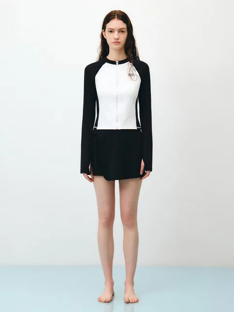 MARITHE SPORT W RASHGUARD SET-UP black