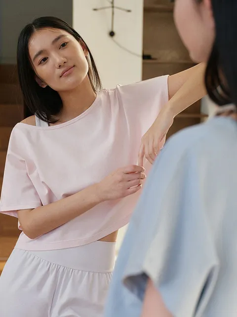 반다 매일 수련 크롭 커버업